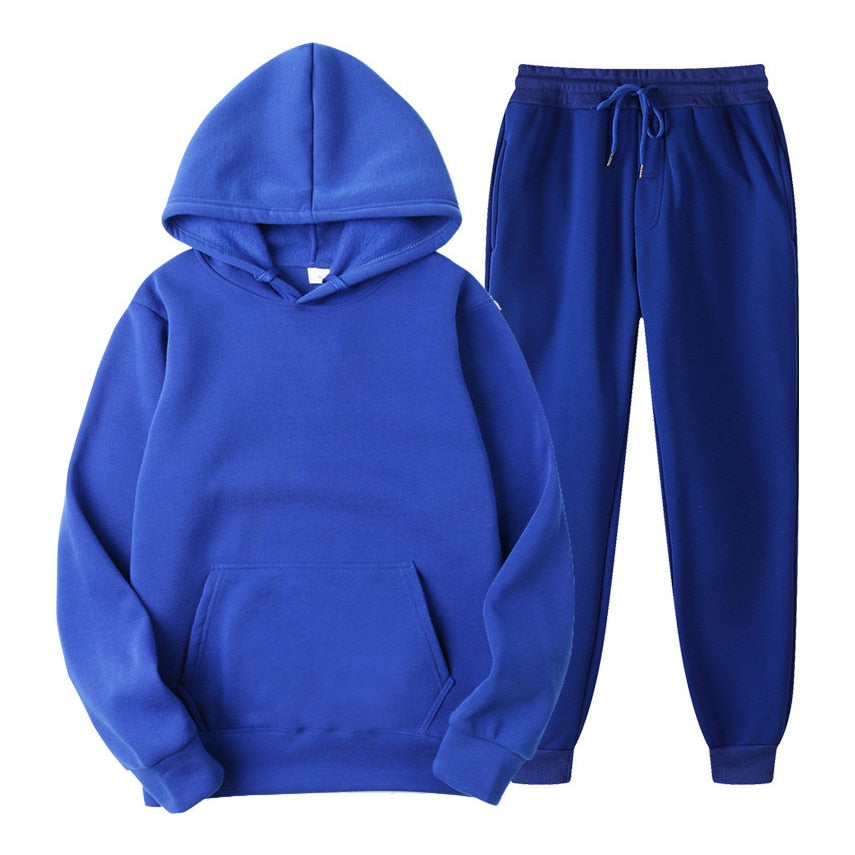 Men's Two-Piece Hoodie & Sweatpants Tracksuit