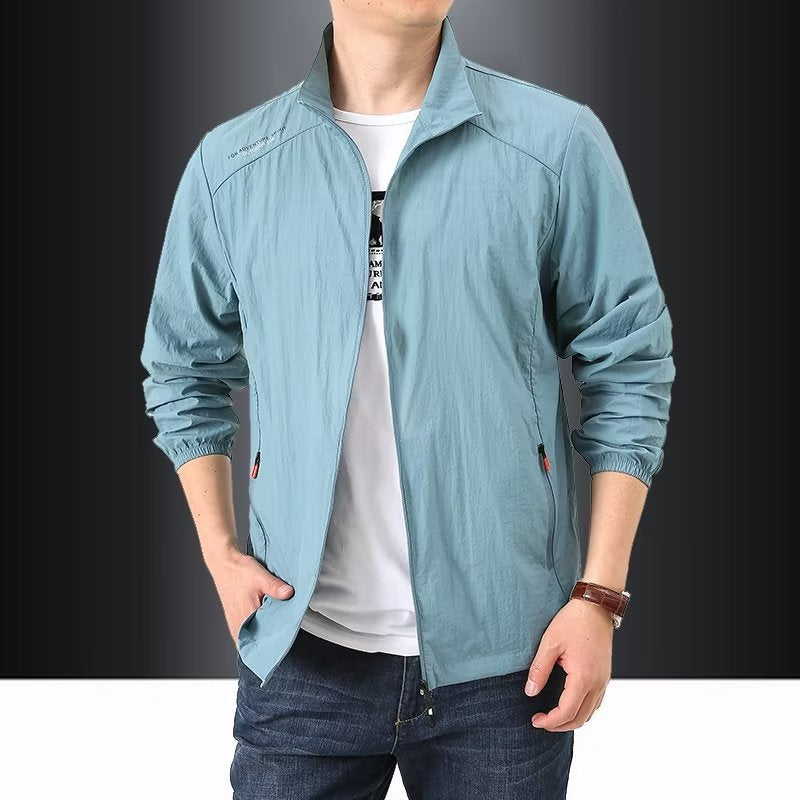 Men's Sun Protection Stand-Up Collar Jacket