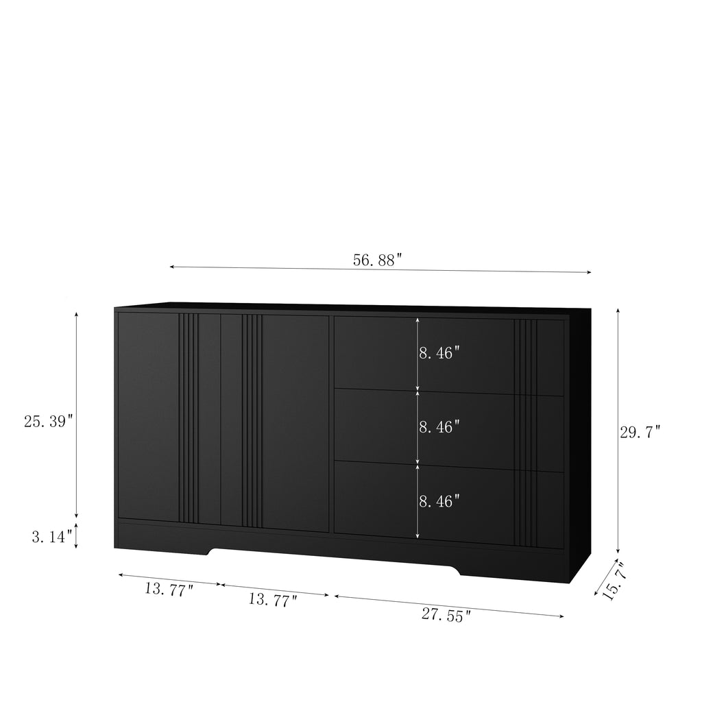 Modern Kitchen Buffet Cabinet & Coffee Bar