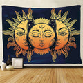 Sun & Moon Psychedelic Tapestry
