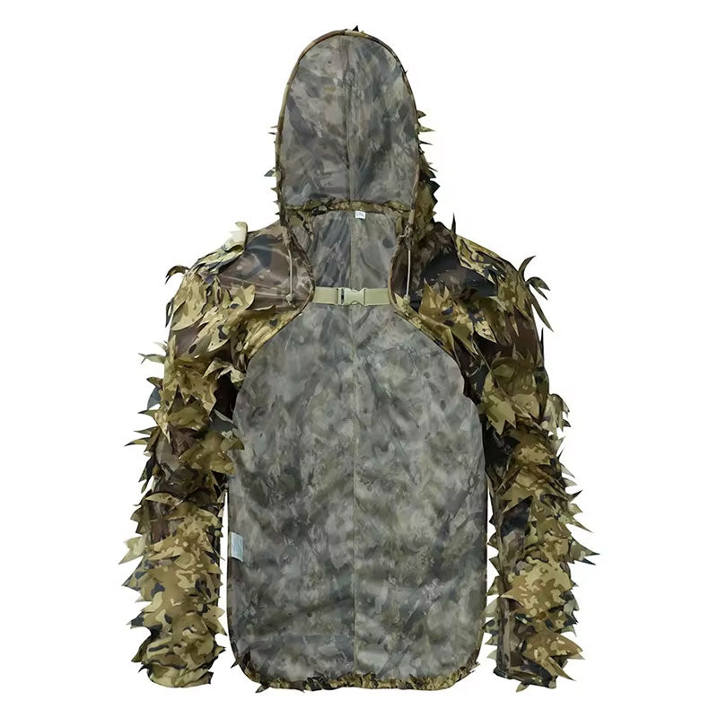 Tactical 3D Leafy Ghillie Suit with Hat - detail view
