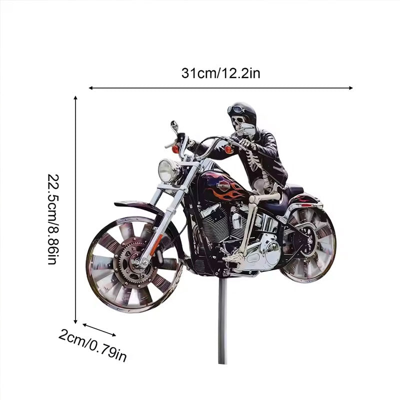 Motorcycle Metal Wind Spinner