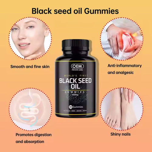 Black Seed Oil Hair Support Gummies