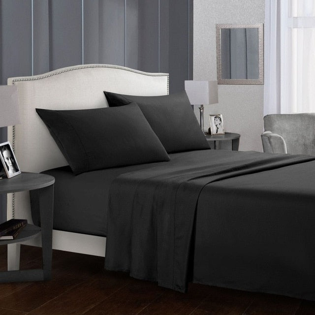Solid White Bedding Set