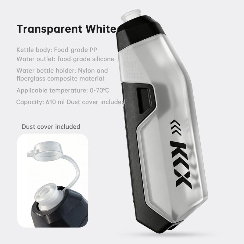 KKX Aero Bike Bottle Cage & 610ml Bottle Set | MTB & Road Bike