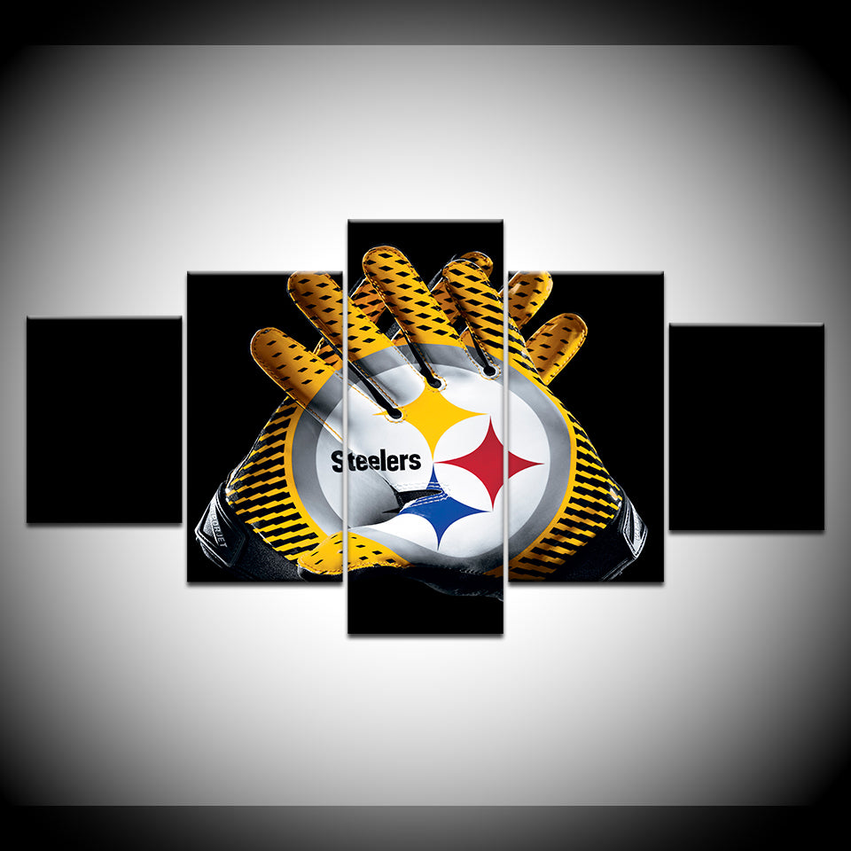 5-Piece Football Canvas Wall Art Set
