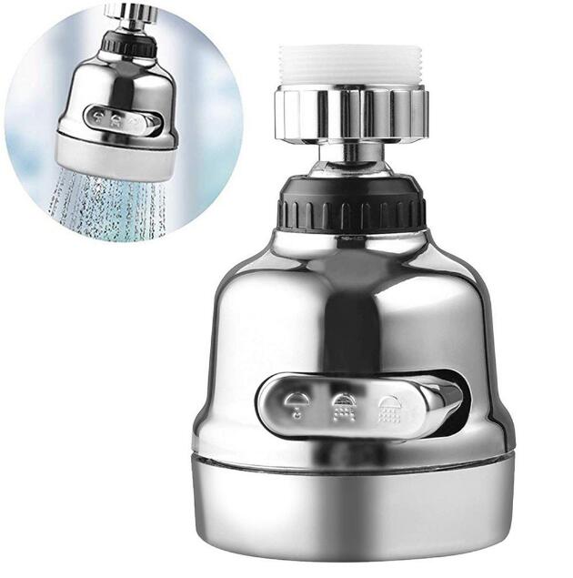 360° Rotating Water-Saving Faucet Sprayer - detail view
