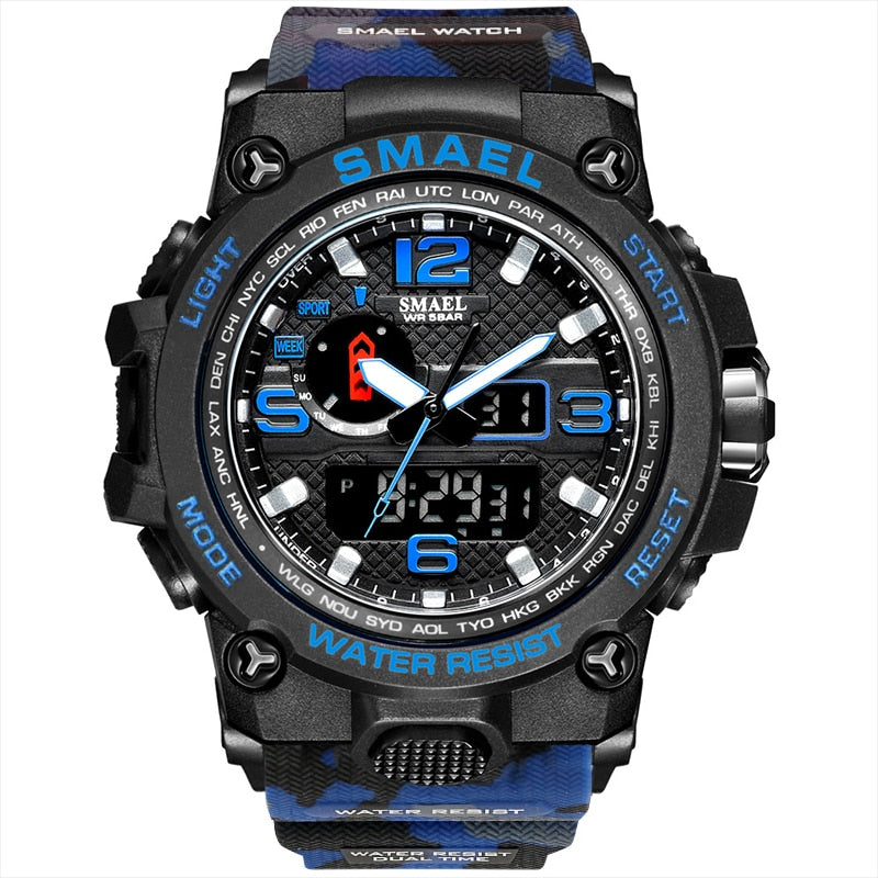 Men's Military Sport Watch, 50M Waterproof