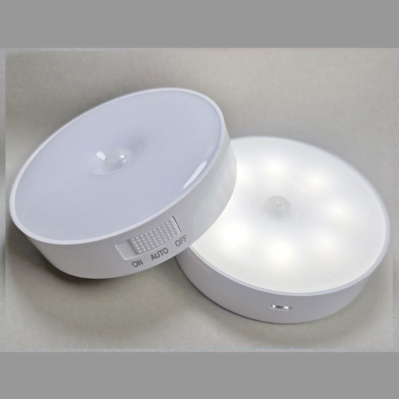 Smart Motion-Sensor Night Light with Wireless Charging