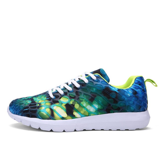 Camouflage Mesh Running Sneakers