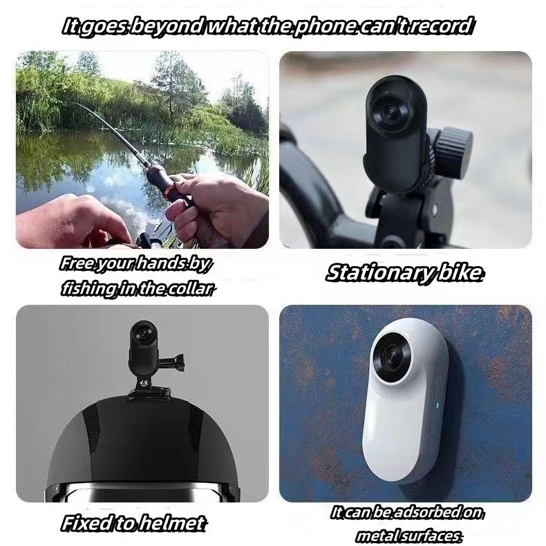 Anti-Shake Mini Head-Mounted Action Camera - detail view