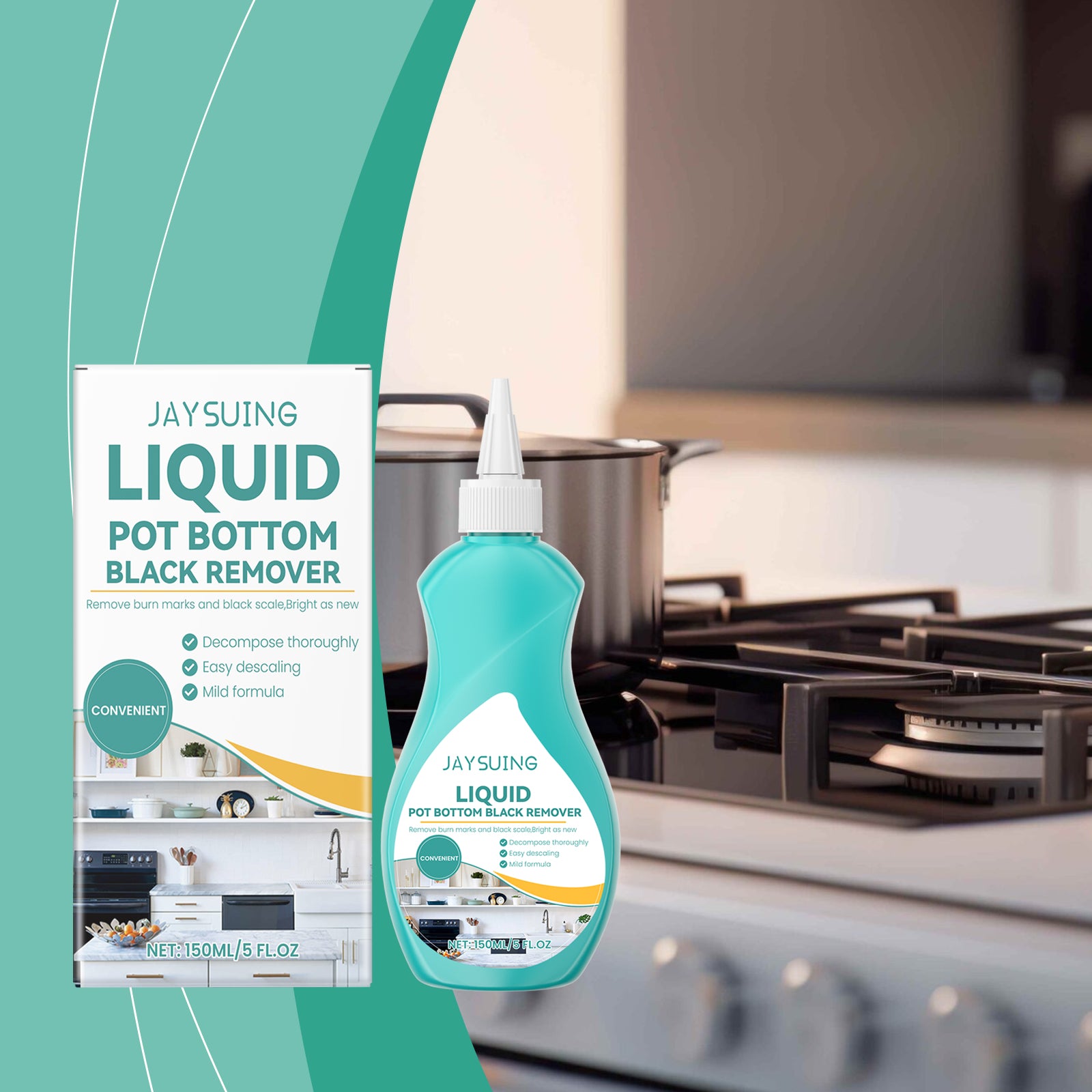 Kitchen Grease & Pan Cleaner - alternate view