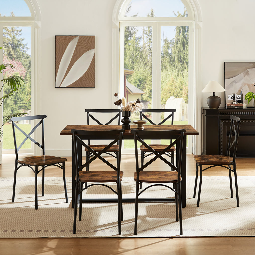 7-Piece Dining Table Set - detail view
