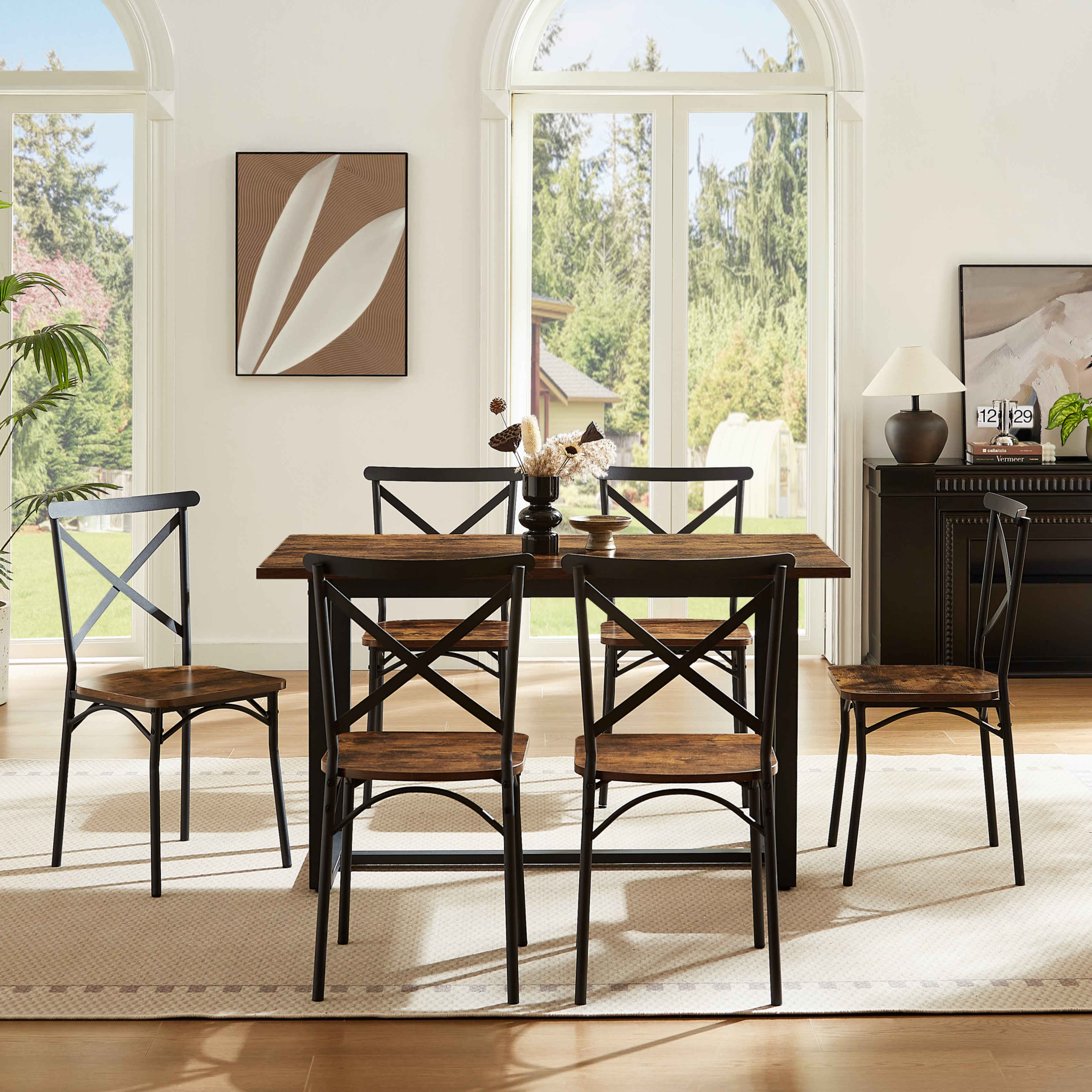 7-Piece Dining Table Set - detail view