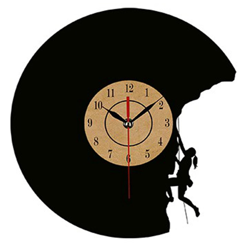Vinyl Record-Style Wall Clock