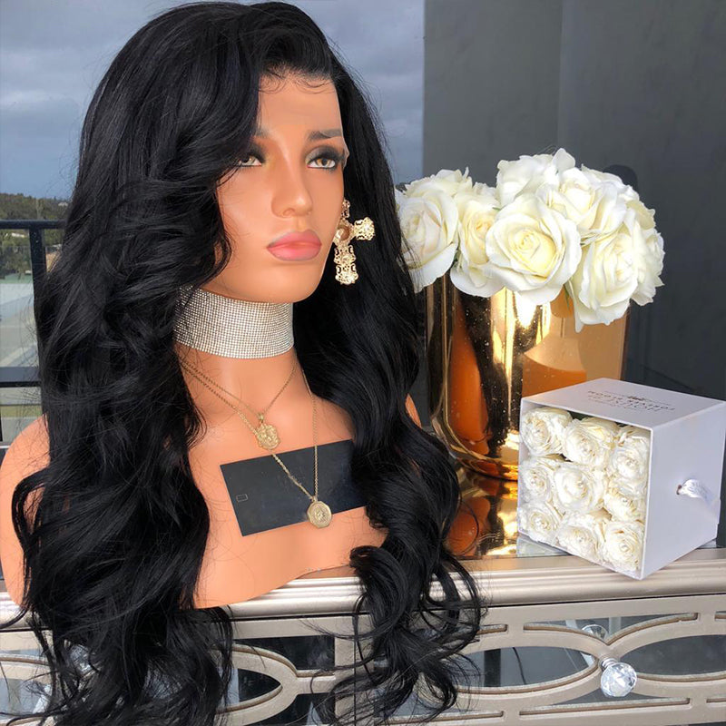 Body Wave Lace Front Wig - detail view