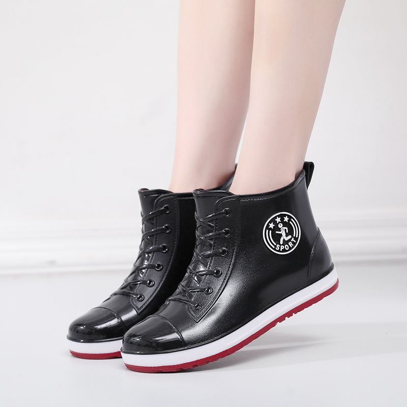 Women's Short Tube Waterproof Rain Boots