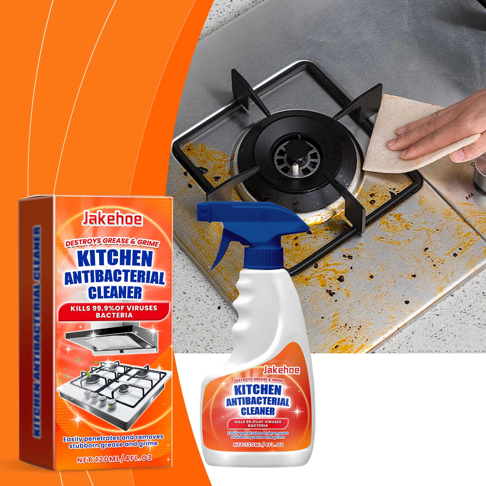 Kitchen Stove Hood Spray Cleaner