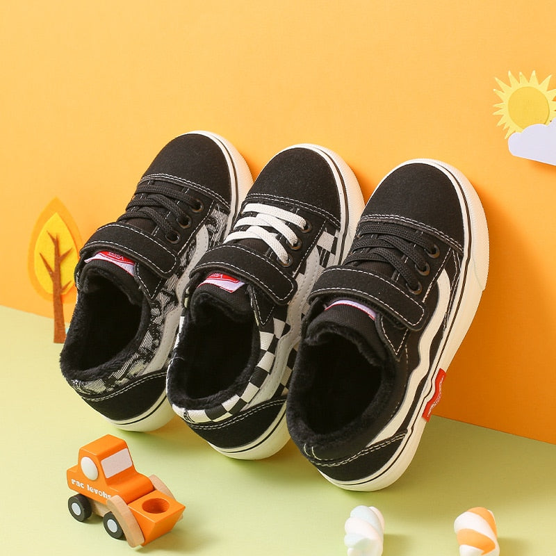 Kids' Breathable Canvas Sneakers - alternate view