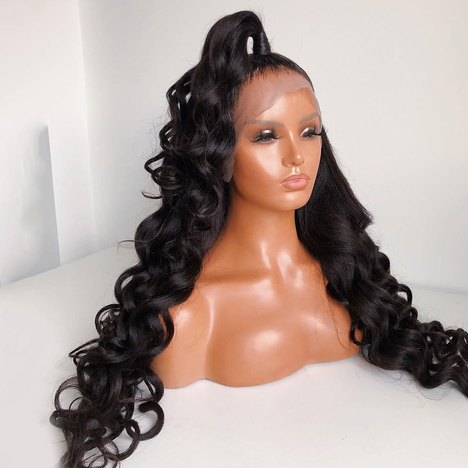 Body Wave Lace Front Wig with Baby Hair - detail view