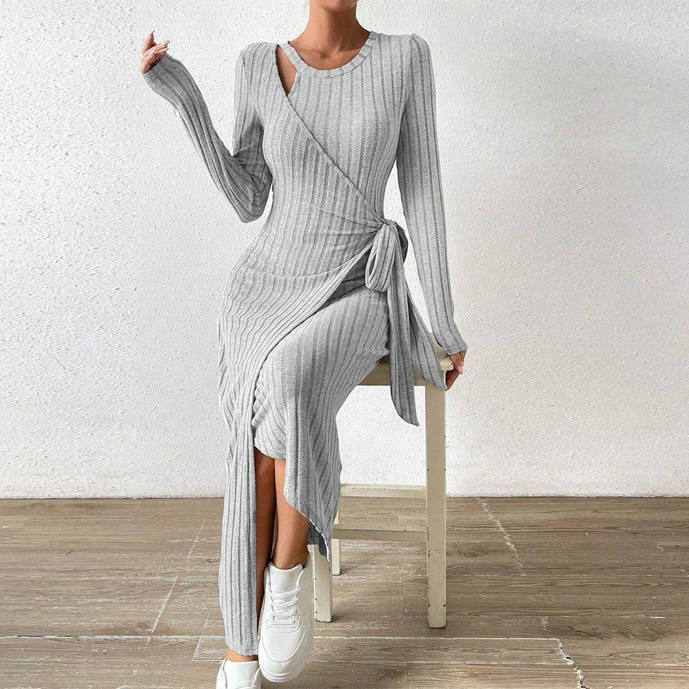 Irregular Hem Long Skirt Dress