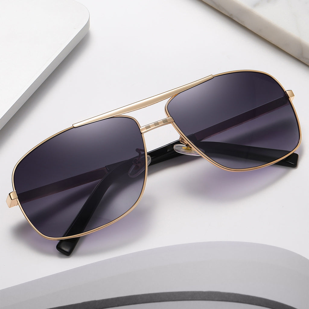 Vintage Square Frame Sunglasses for Men