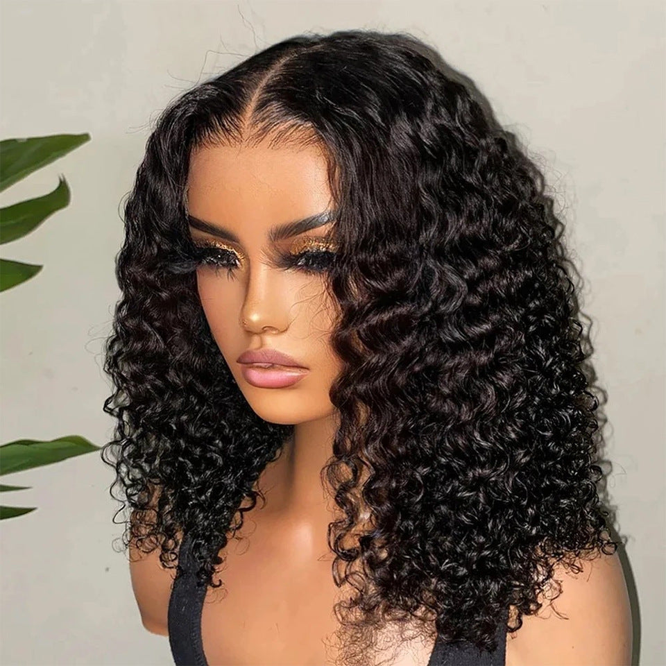 Deep-Curve Bob Lace Front Wig