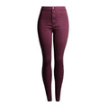 Women's High-Waist White Skinny Jeans