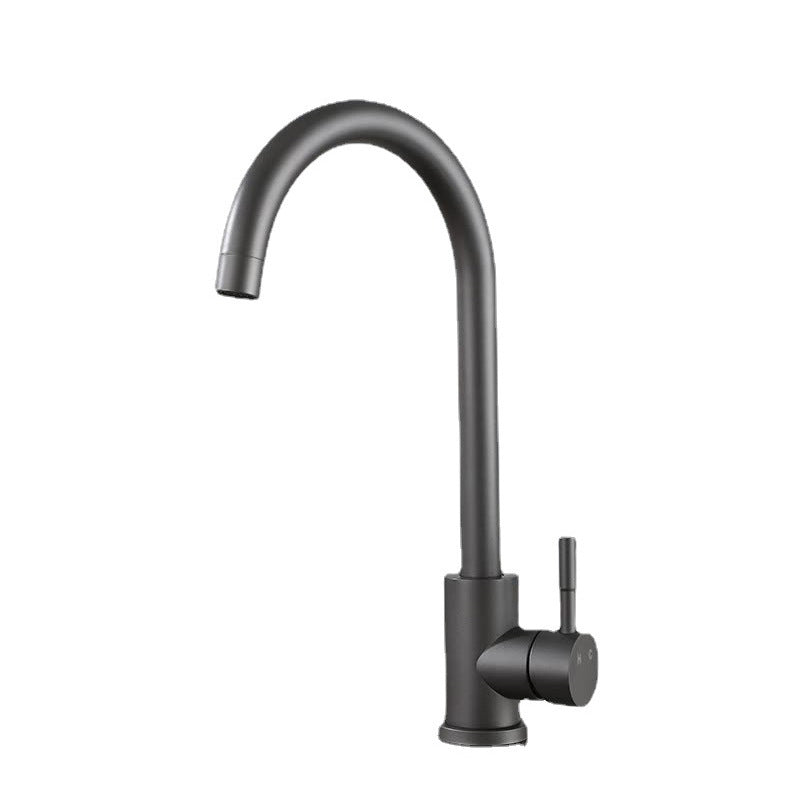 Stainless Steel Brushed Gold Kitchen Faucet — Hot & Cold Mixer for Kitchen & Basin