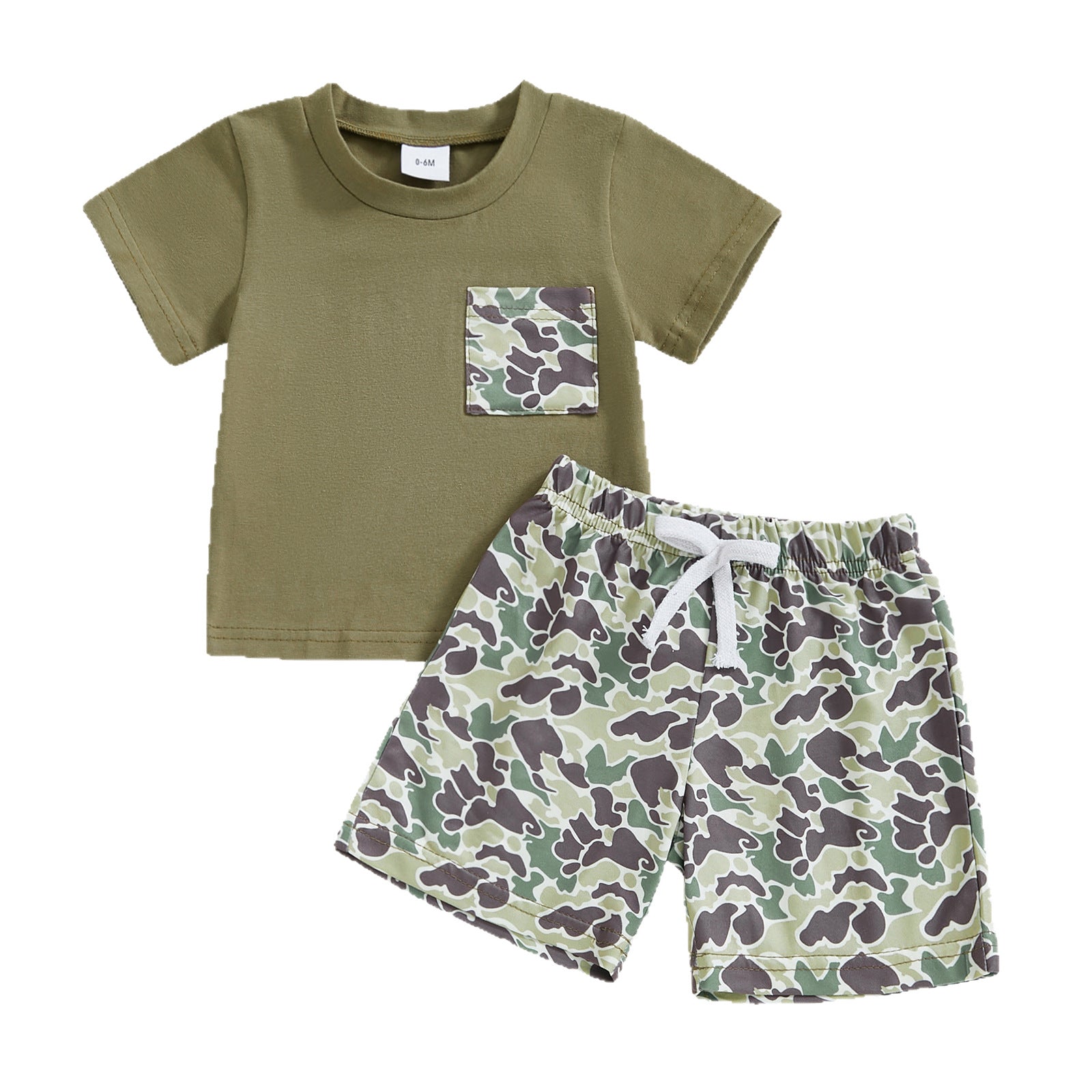 Boys' Camouflage Two-Piece Set