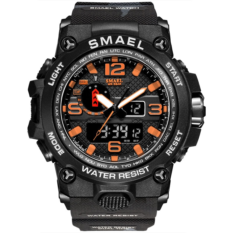 Men's Military Sport Watch, 50M Waterproof