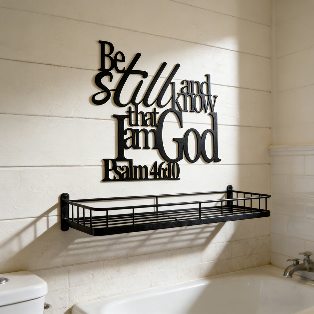 Inspirational Letter Metal Wall Art