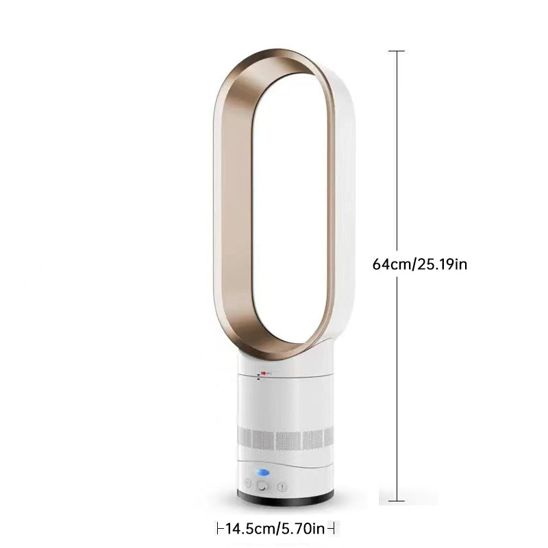 2025 New 16" Bladeless Tower Fan with Remote | Quiet Floor Fan for Home