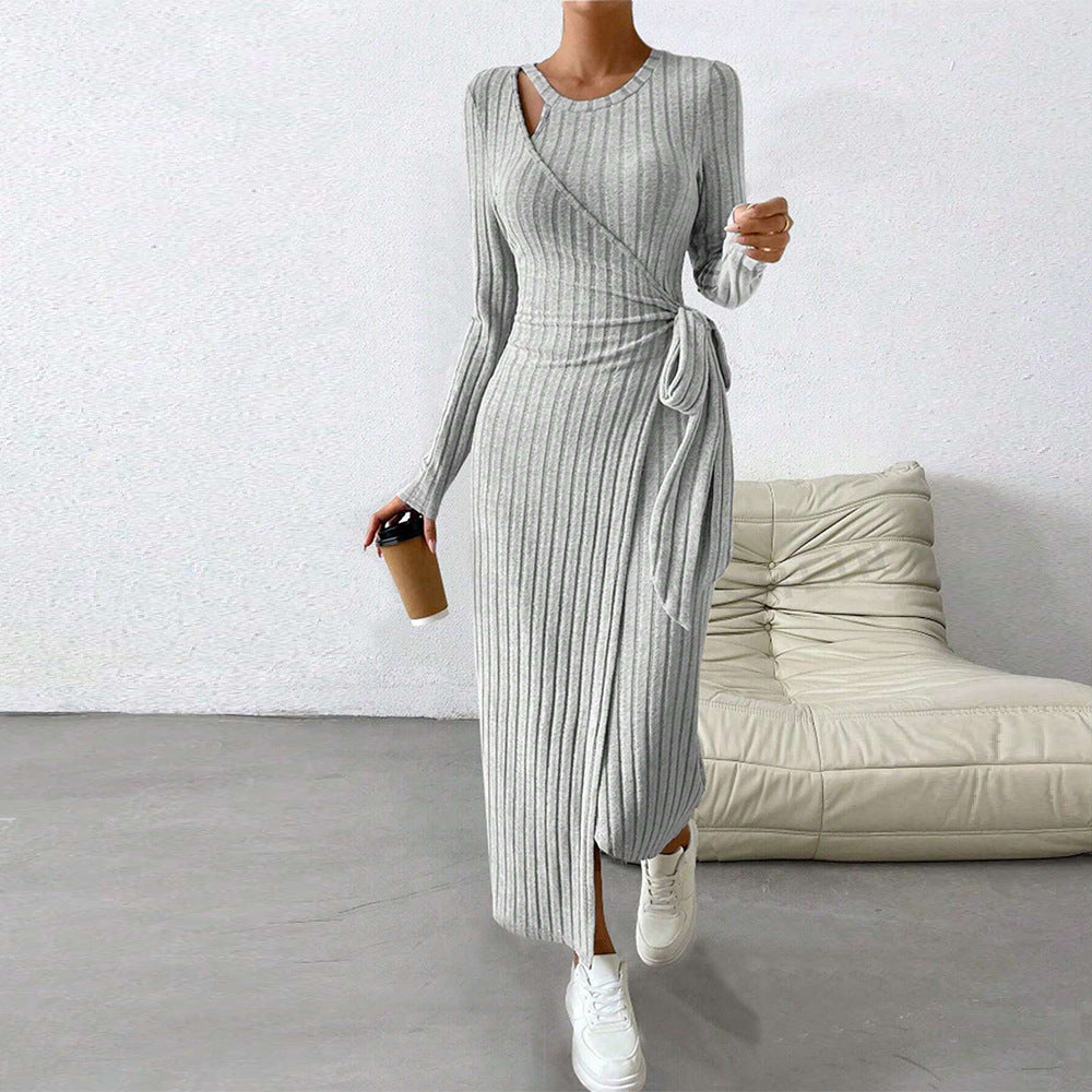Irregular Hem Long Skirt Dress