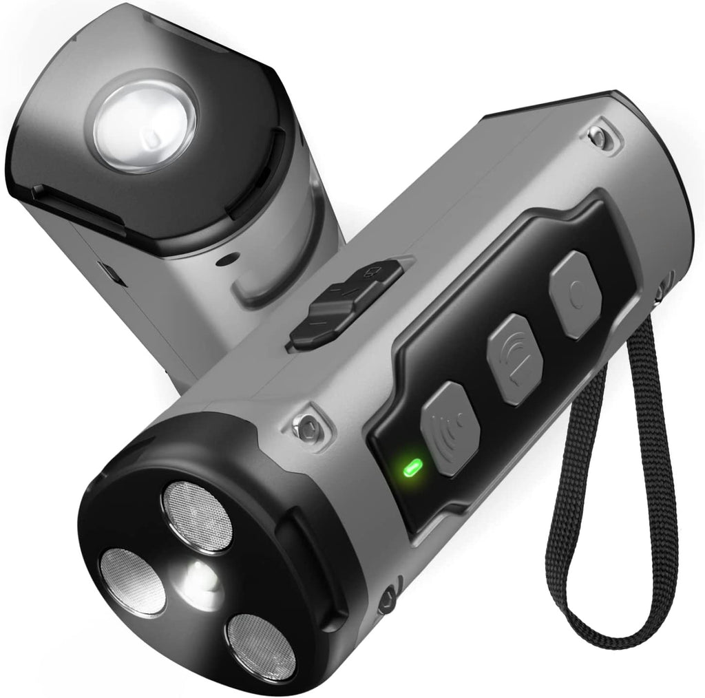 Ultrasonic Dog Repellent with Flashlight - detail view