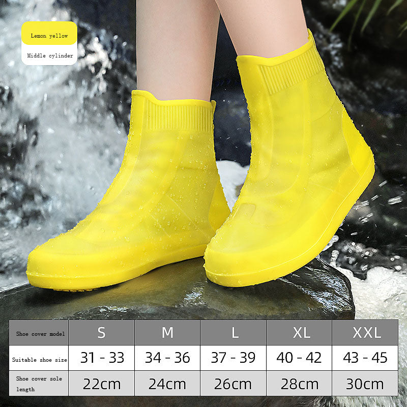 Waterproof Silicone Shoe Covers - detail view