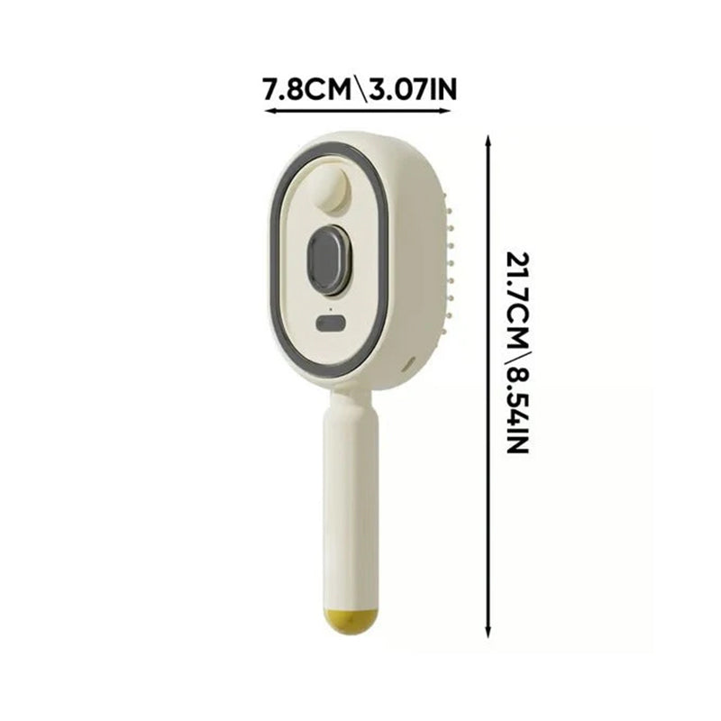 Electric Steam Hair Brush | Ionic Mist Straightening Comb | Less Breakage, Smooth Shiny Hair