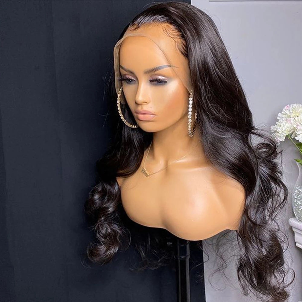 Lace Front Human Hair Closure Wig - detail view