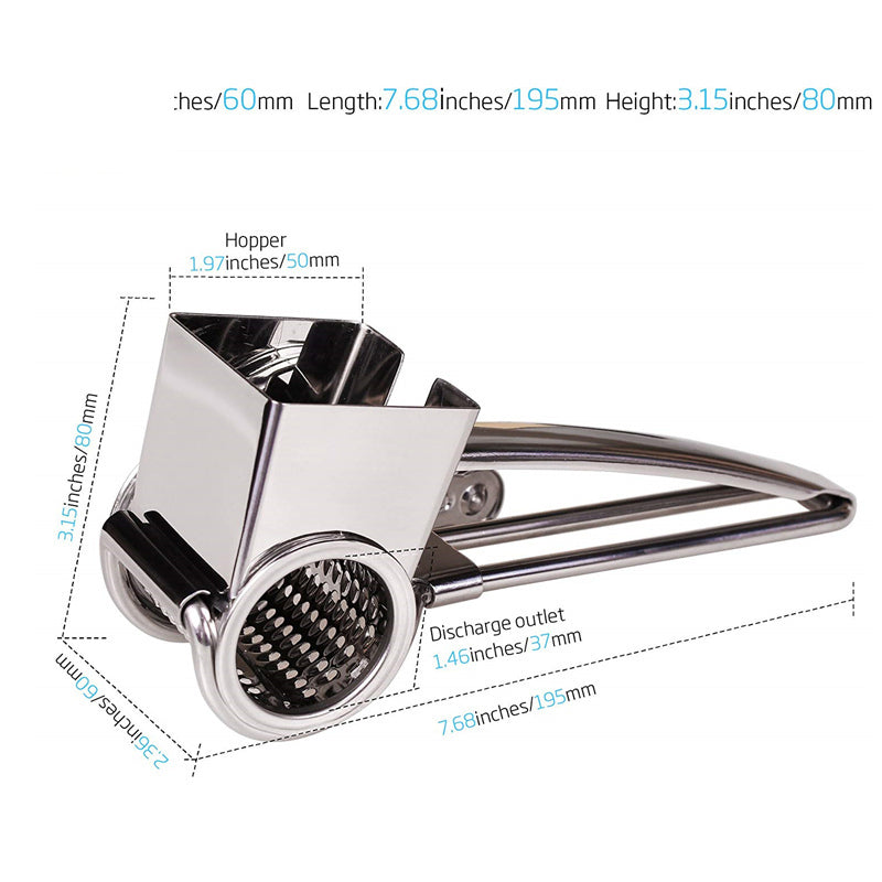 Stainless Steel Multi-Purpose Grater - detail view