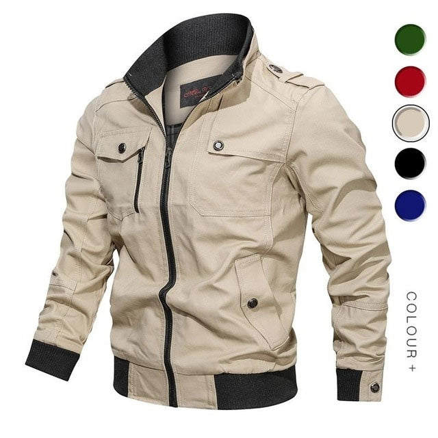 Men's Military Cotton Bomber Jacket