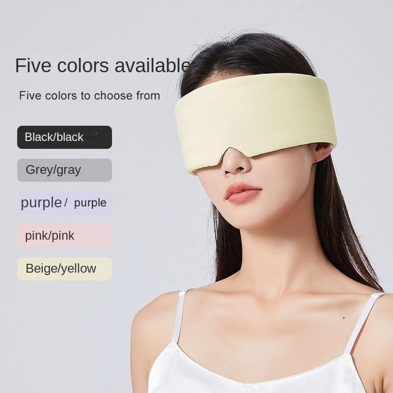 Plush Blackout Sleep Eye Mask - detail view