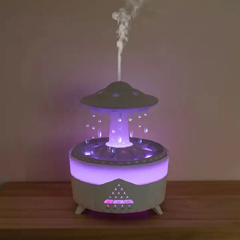 Rain Cloud LED Aroma Diffuser & Humidifier - detail view