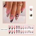 Almond Press-On Nail Art Set
