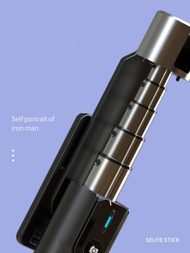 Reinforced Tripod Selfie Stick, Double Fill Light - alternate view