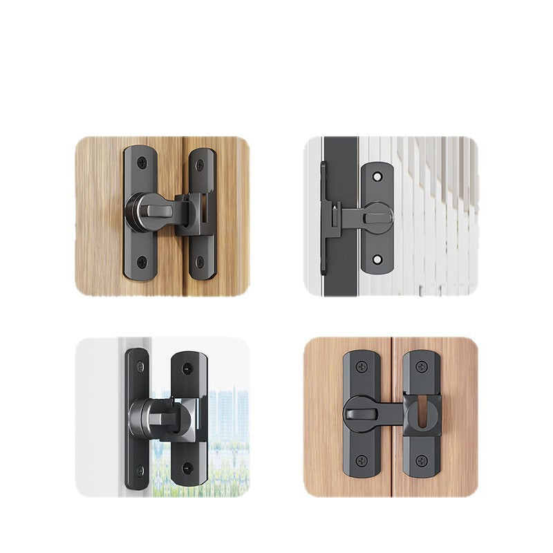 No-Drill Sliding Door Lock - detail view