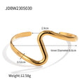 Titanium Steel S-Curve Bracelet