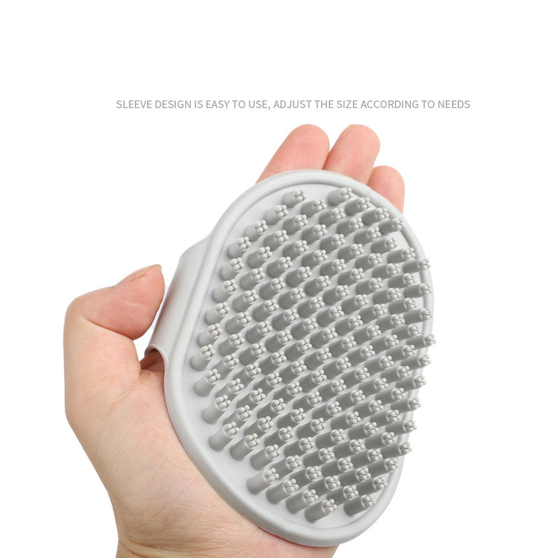 Pet Bath Massage Glove - detail view