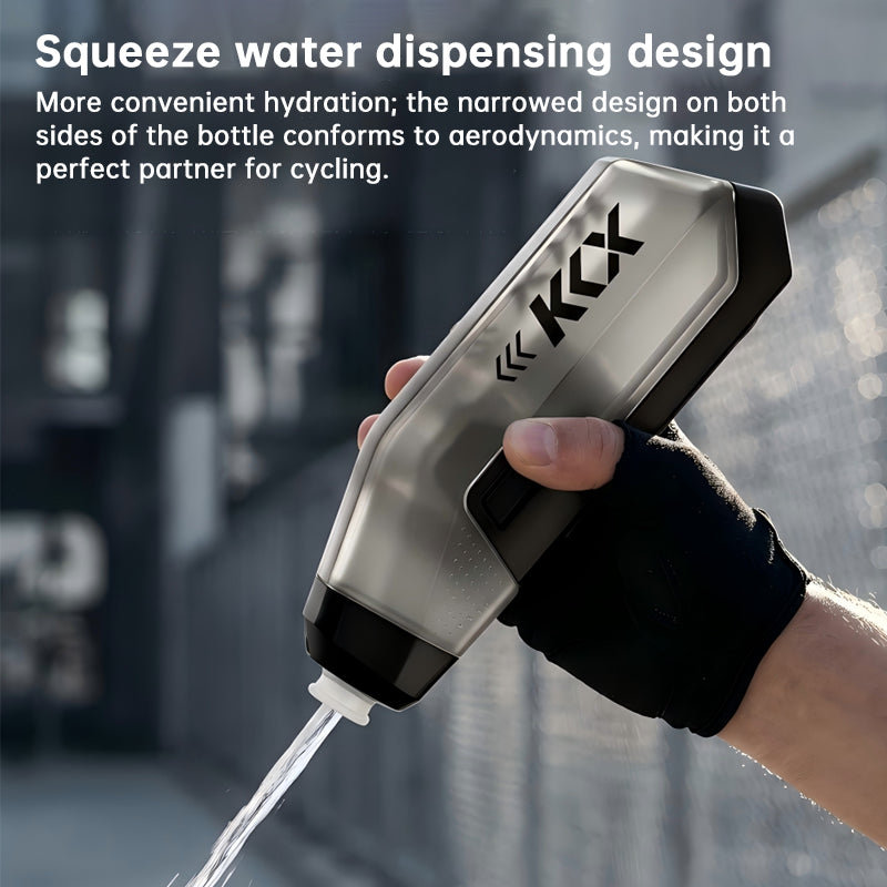 KKX Aero Bike Bottle Cage & 610ml Bottle Set | MTB & Road Bike