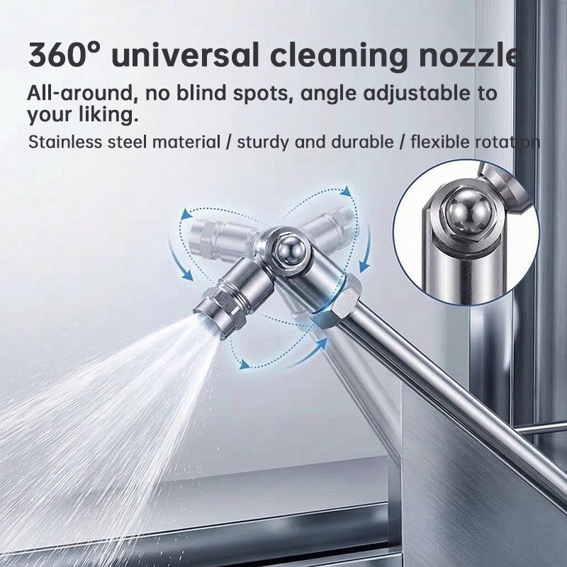 Stainless Steel Pressure Washer Extension Wand | Adjustable Rotating Nozzle | 3 Styles