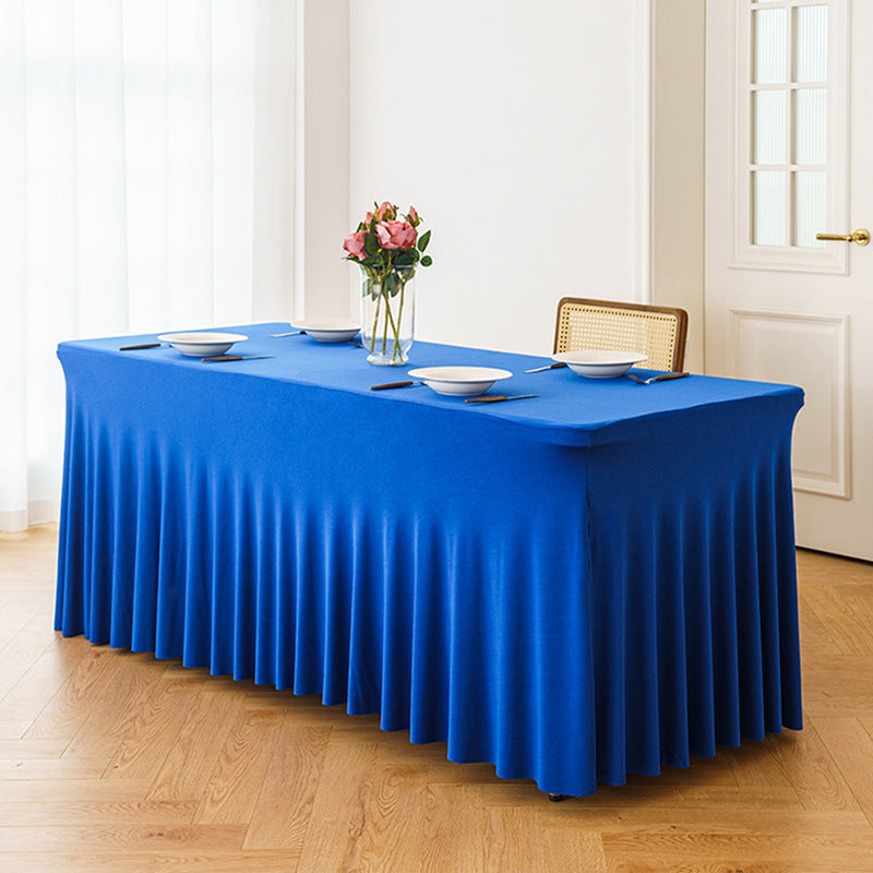 Stretch Spandex Fitted Table Cover - detail view